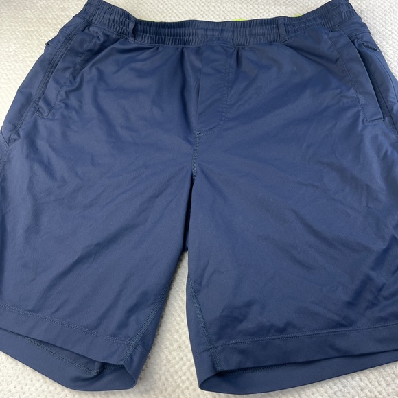 Birddogs Other - BirdDogs Men XXL Navy Blue Gym Shorts Built-in Liner Zipper Pockets Athletic
